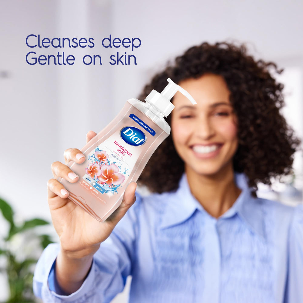 Leaping Bunny cruelty-free logo with the Dial Himalayan Salt bottle.