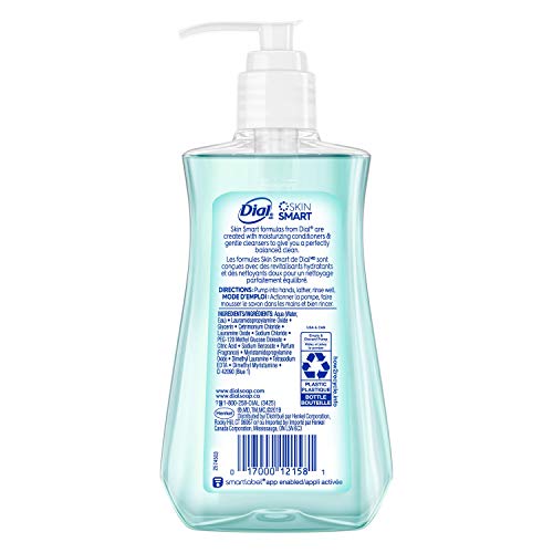 Dial Coconut Water Mango rich cream lather fills hands during cleansing