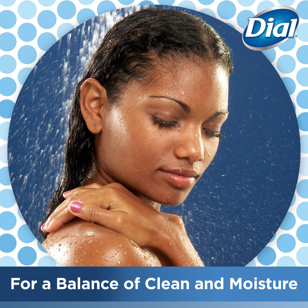Dial Mountain Fresh soap in hand showing creamy cleansing action.