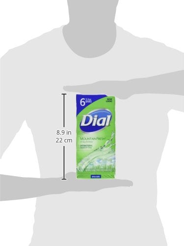 Dial Mountain Fresh scent wafting in bathroom for a fresh start.