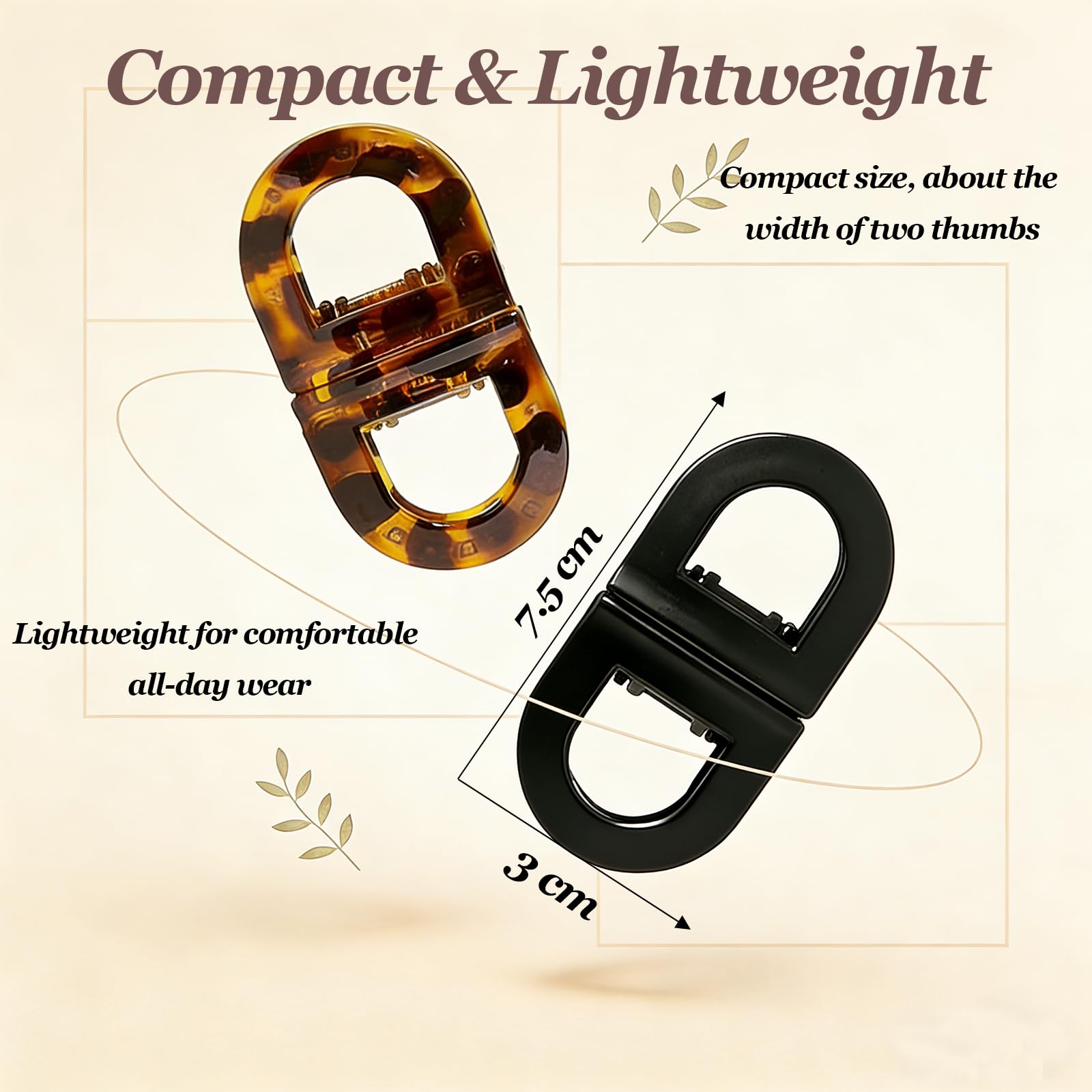 DICSINM Daily-use Hair Clip for quick touch-ups anywhere