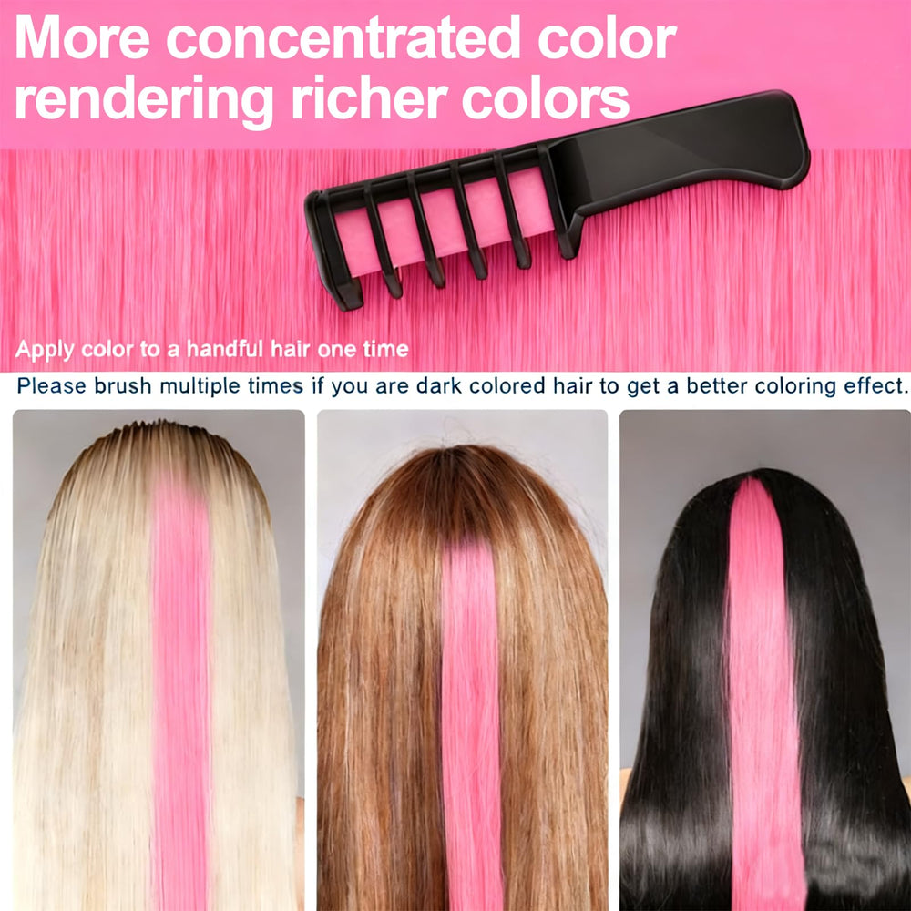 DICSINM easy-application chalk comb helps create party-ready styles quickly.