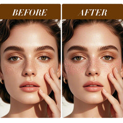 Diesetsr Glitter Freckles adhesive peel-stick close-up shows easy application