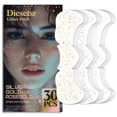 Diesetsr Glitter Freckles gold pack adds radiant festival sparkle to the face