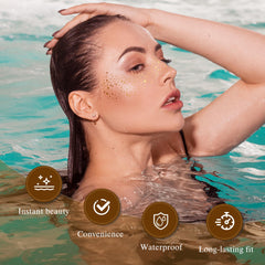 Diesetsr Glitter Freckles rose gold pack offers warm sparkle for parties