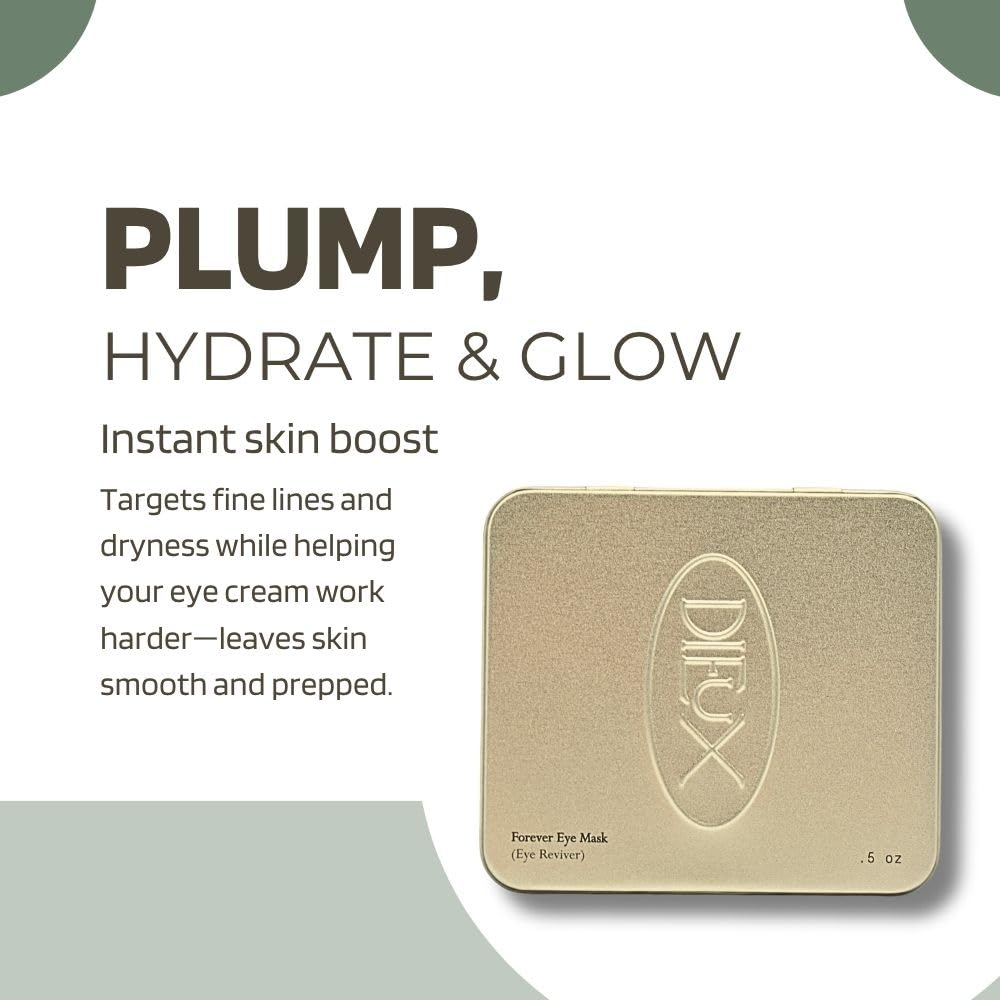 Dieux Forever Eye Mask patch boosts absorption of eye creams near the eye