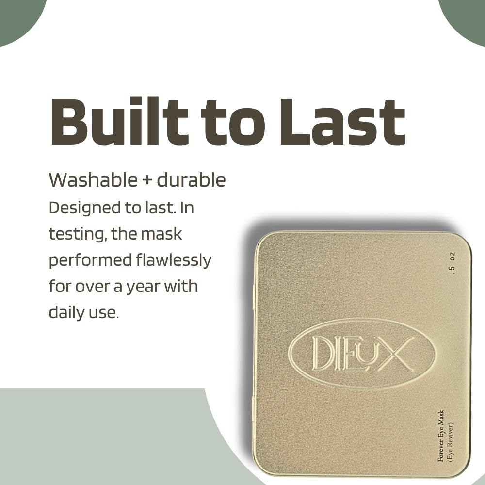 Dieux Forever Eye Mask used during makeup application for precision