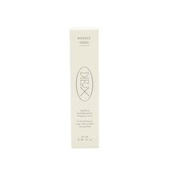 Dieux Mini Instant Angel moisturizer bottle close-up; barrier-supporting hydration for daily use.