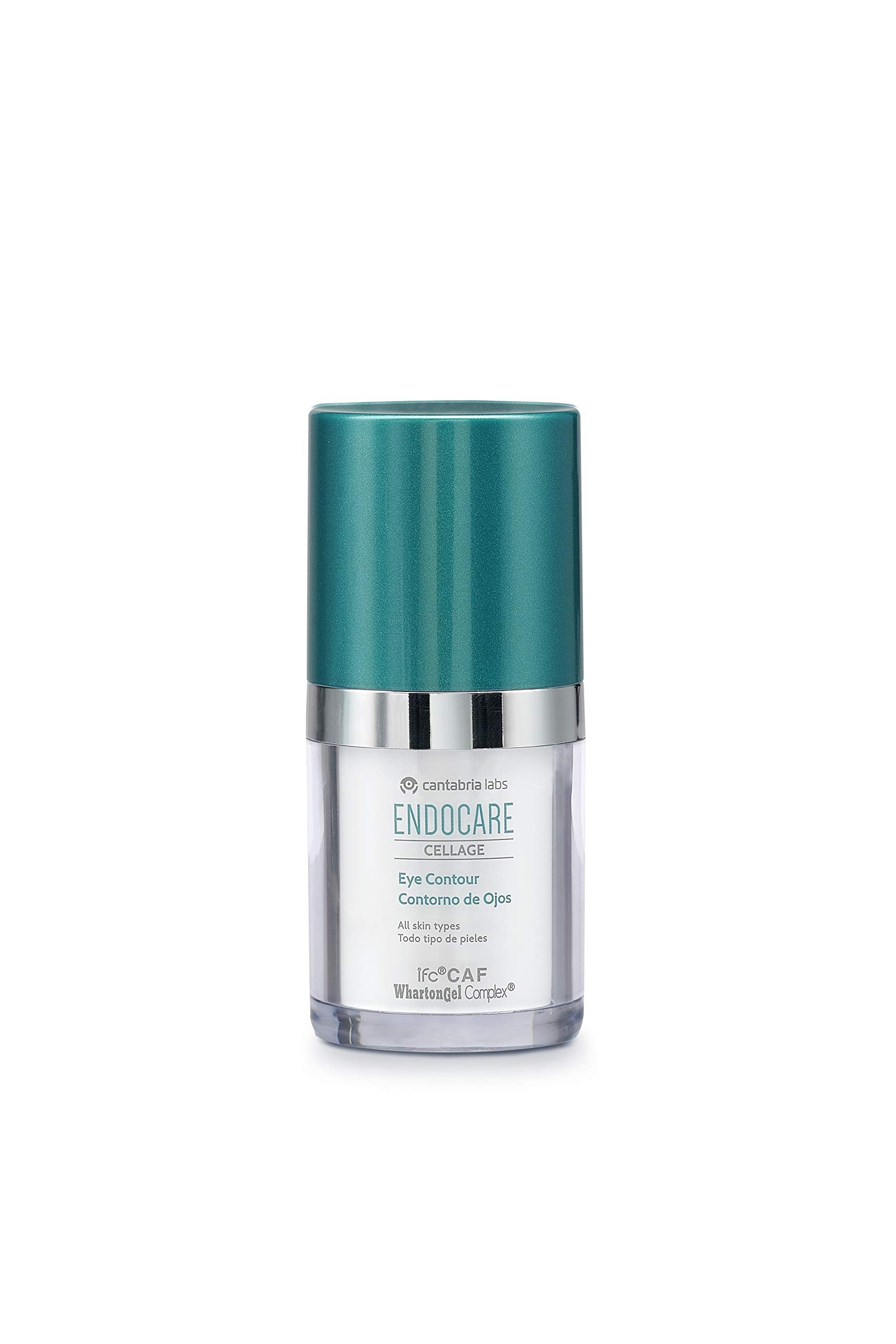Difa Cooper Endocare Cellage Pro Eye Cream packaging box foreground indicating 15 ml size.