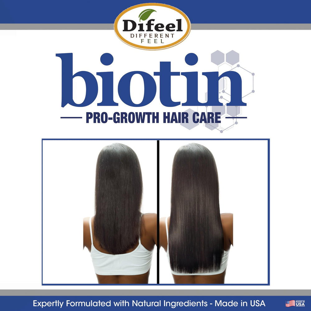 Difeel Biotin Follicle Boost bottle on shelf conveys premium scalp care packaging.