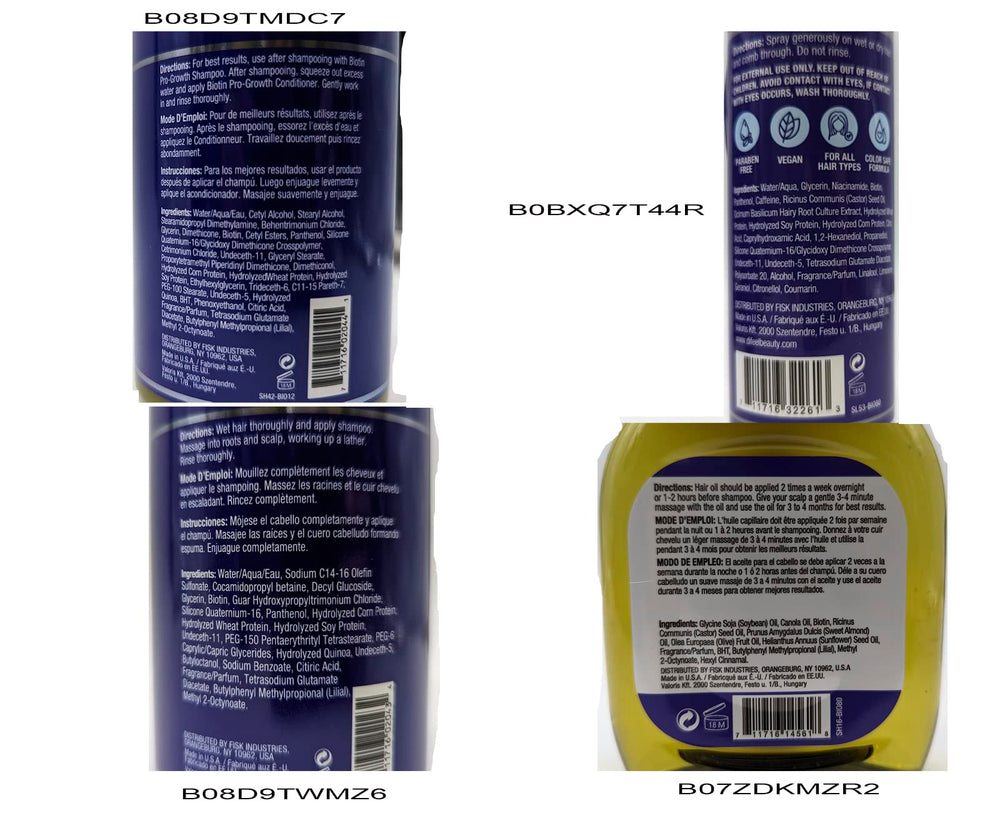 Difeel Biotin Regimen Step 4 Hair Oil bottle close-up