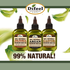 Difeel huile de coco sur bouteille — nourrit en profondeur les cheveux
