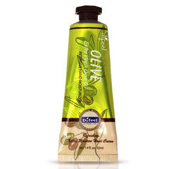 Difeel Olive Oil Hand Cream bottle close-up for deep hydration.