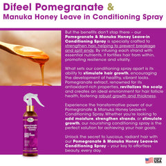 Difeel strengthens strands with pomegranate and honey blend