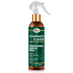 Difeel Rosemary and Mint Biotin Leave-In Spray bottle for daily hair care and shine.