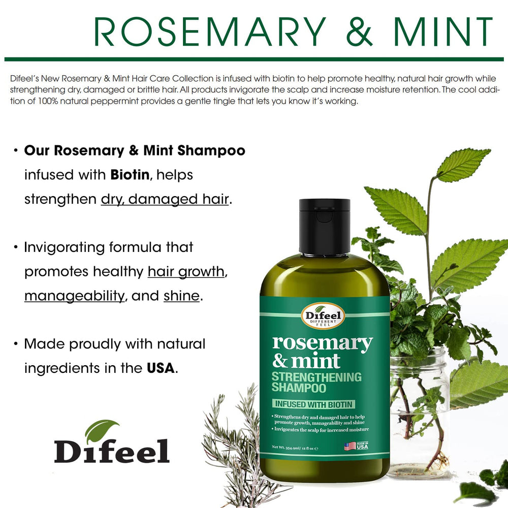 Difeel Rosemary & Mint Hair Mask tube for deep nourishment and repair.