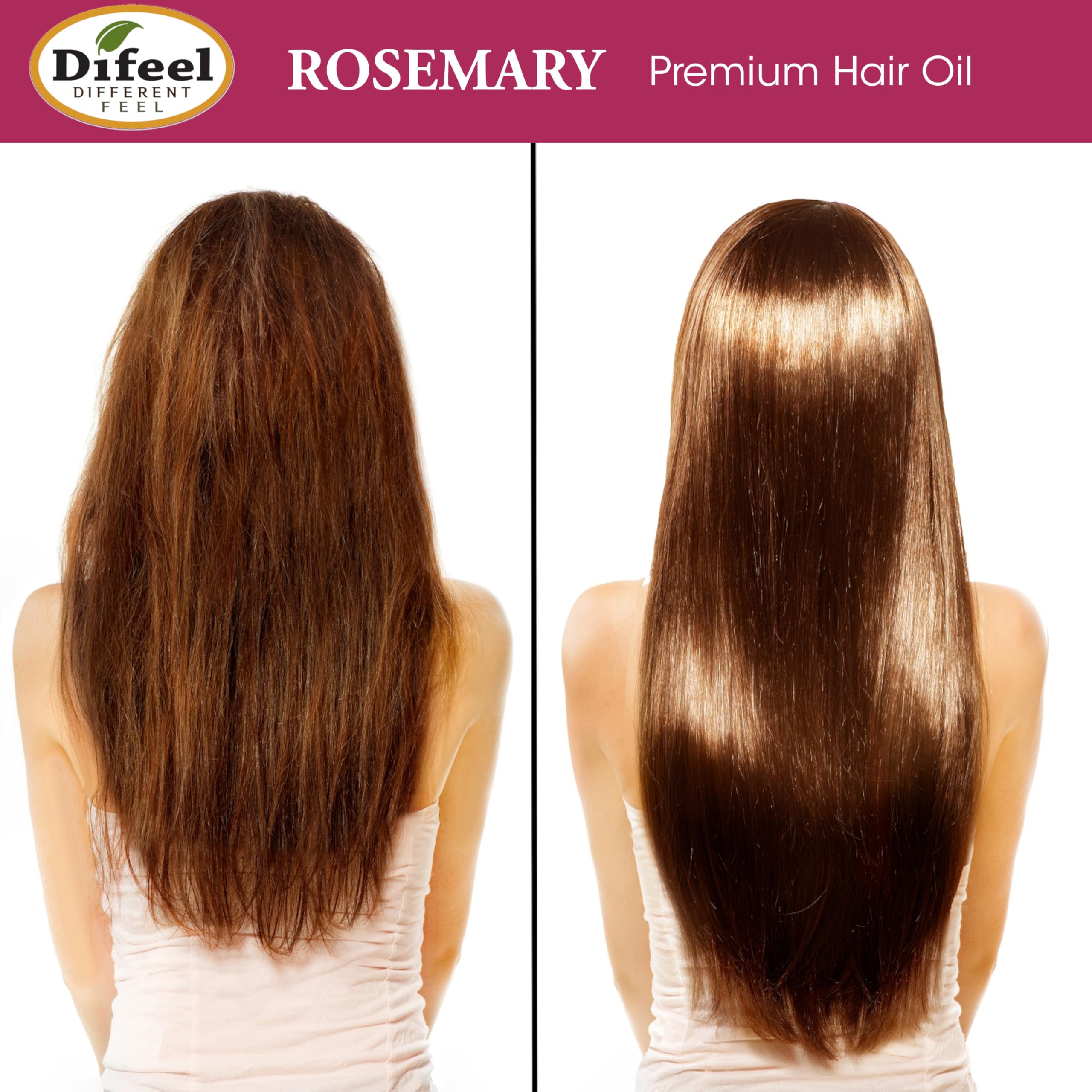 Difeel Rosemary Premium Hair Oil long hair benefits with length retention