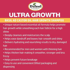 Difeel Ultra Growth Conditioner bottle showcases moisture-rich formula