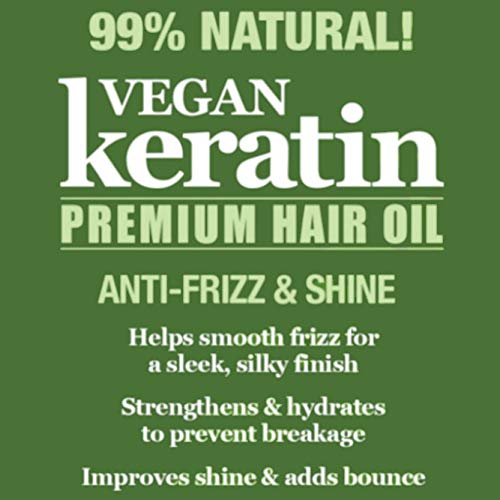 Difeel Vegan Keratin oil dropper for precise smoothing and hydration