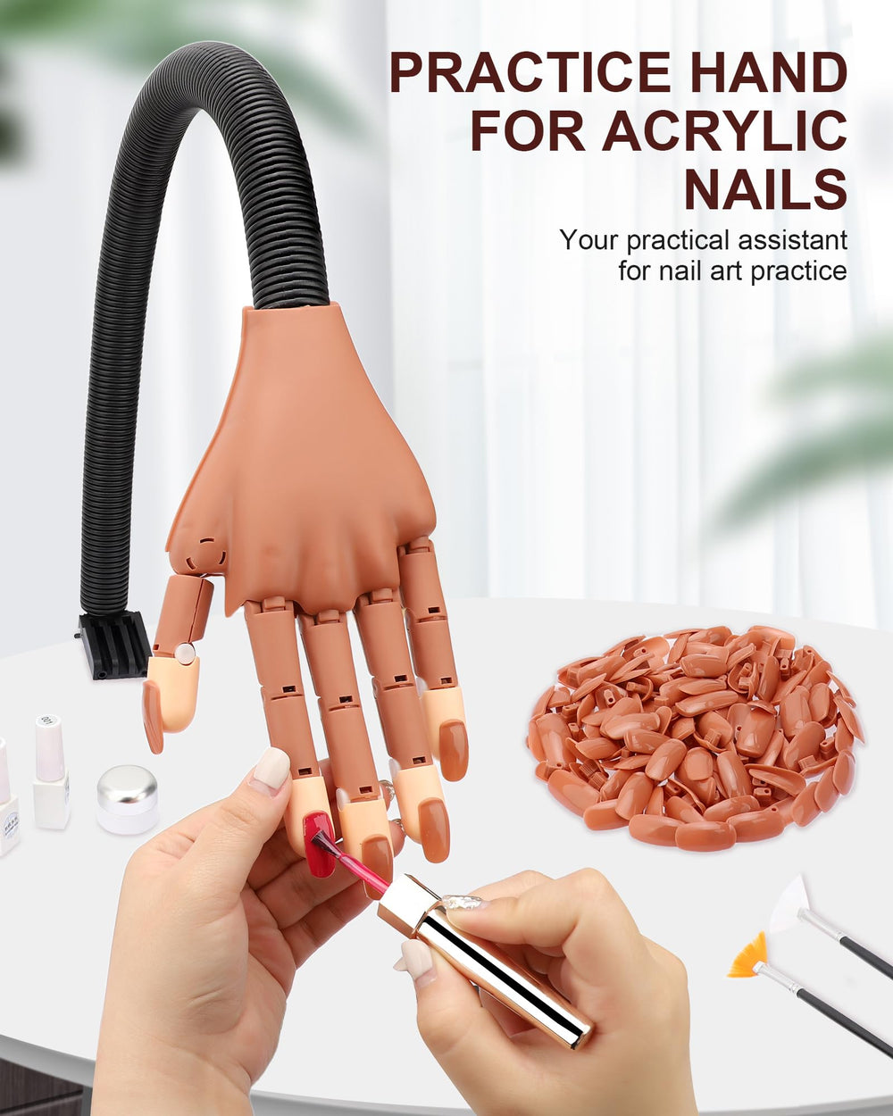 Difenni nail practice hand makes a thoughtful gift for beginners and artists.