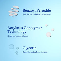 Differin spot treatment application on dry skin supports precise blemish targeting.
