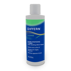 Differin Witch Hazel Toner bottle helps prep skin for Differin Gel and controls oil