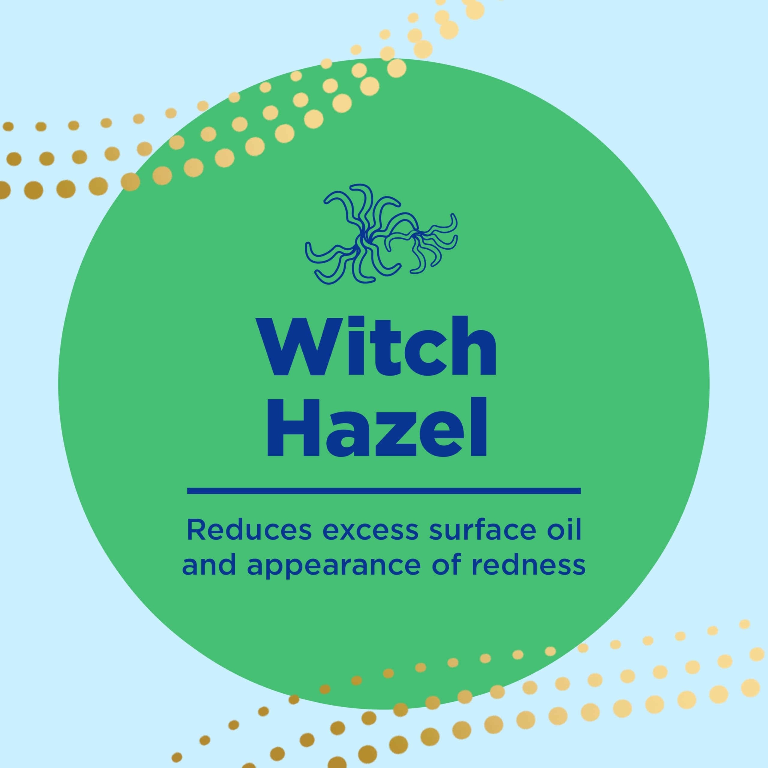 Differin Witch Hazel Toner cotton pad usage demonstrates soothing, oil-control benefits