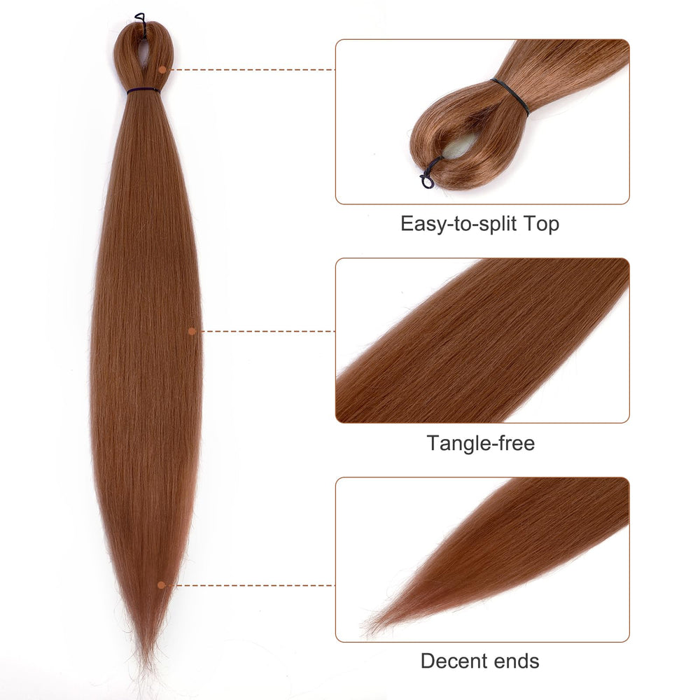 DIFUNEE braiding hair hot-water setting demonstrates easy style changes