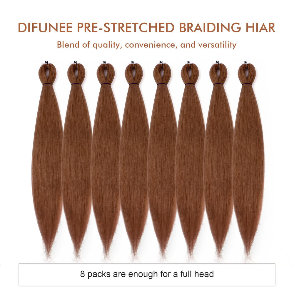 DIFUNEE 6-8 pack option helps create full hairstyles