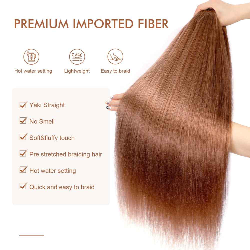 DIFUNEE yaki texture hair feels soft and skin-friendly