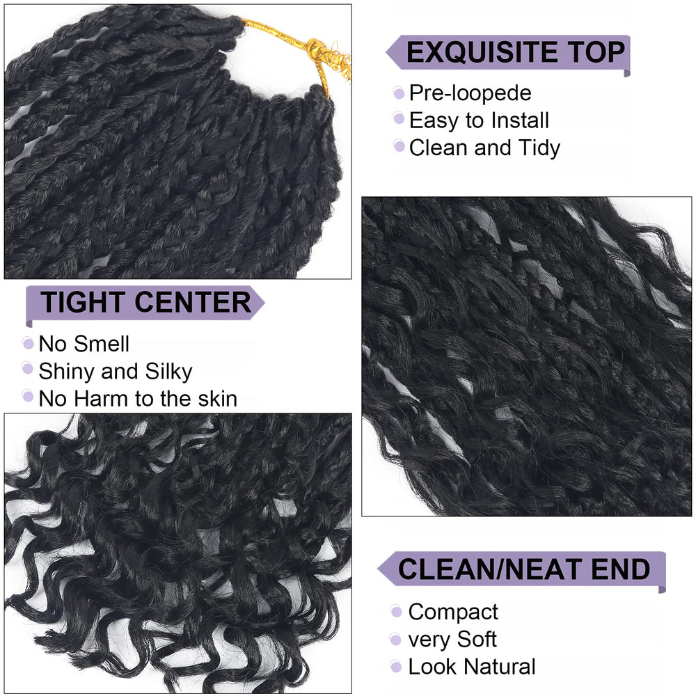 Diha Goddess Box Braids set provides smooth, soft texture.