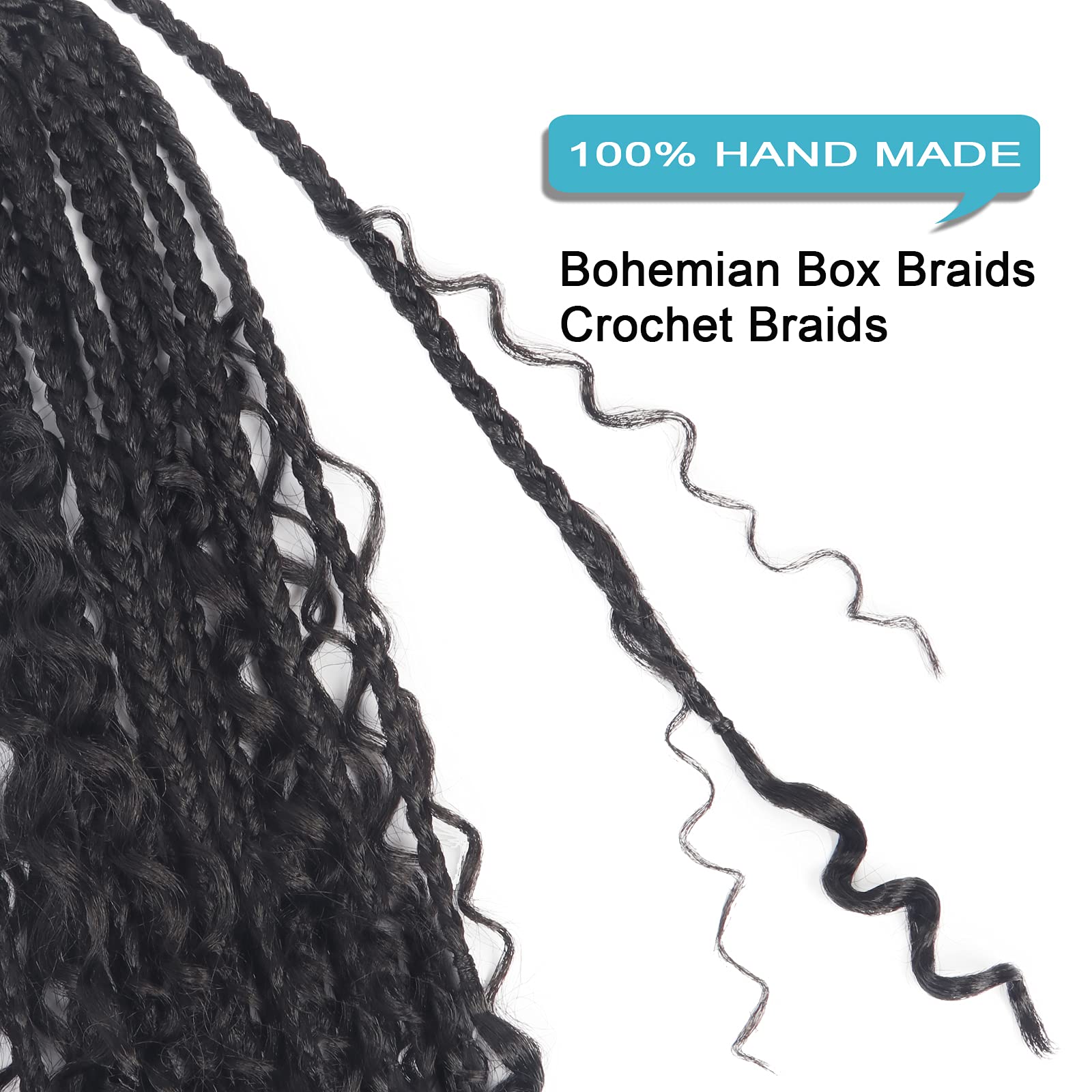 Diha Goddess Bohemian Box Braids pack collection highlights versatile color and style options.