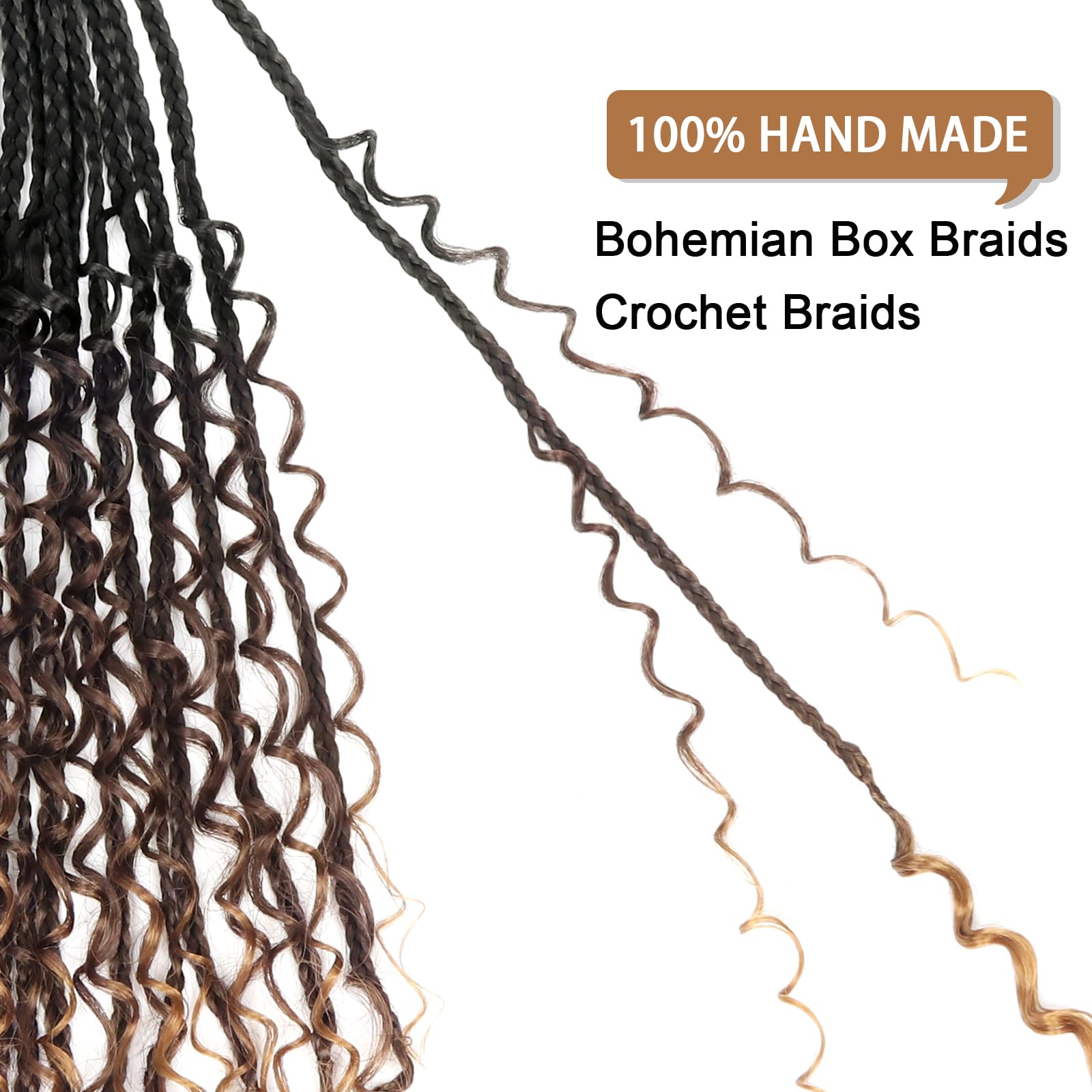 Diha Goddess Box Braids hair is soft and smooth for comfortable wear.