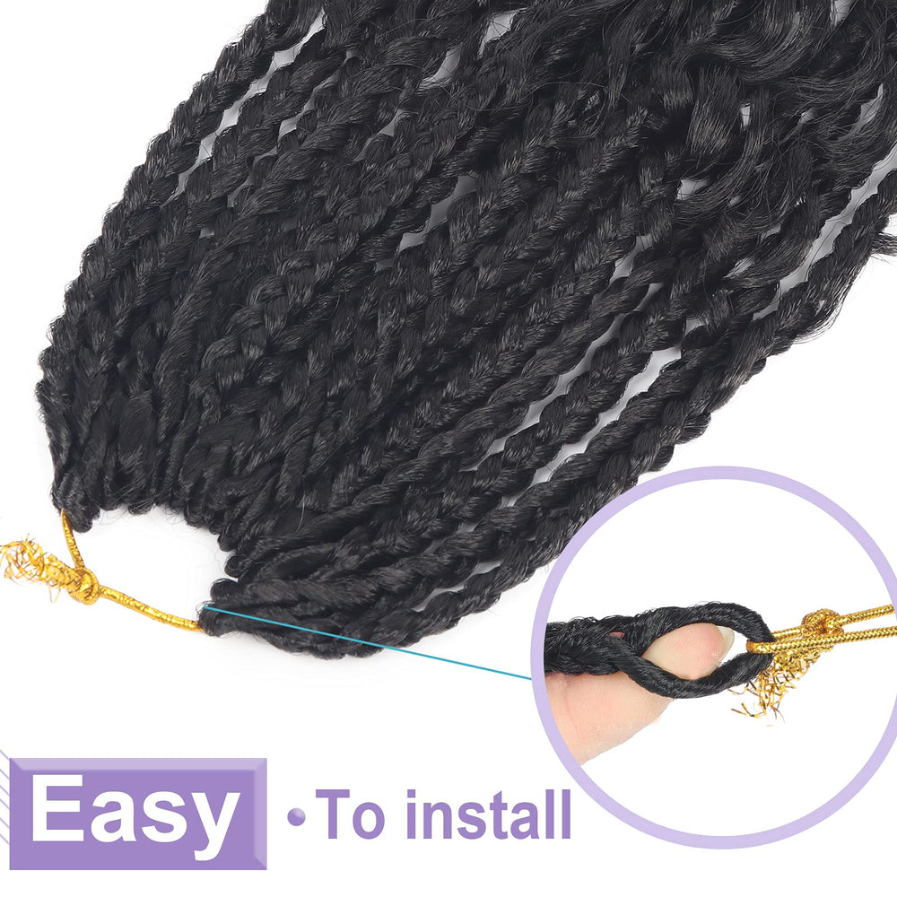 Diha Goddess Box Braids pre-looped for quick, easy installation.