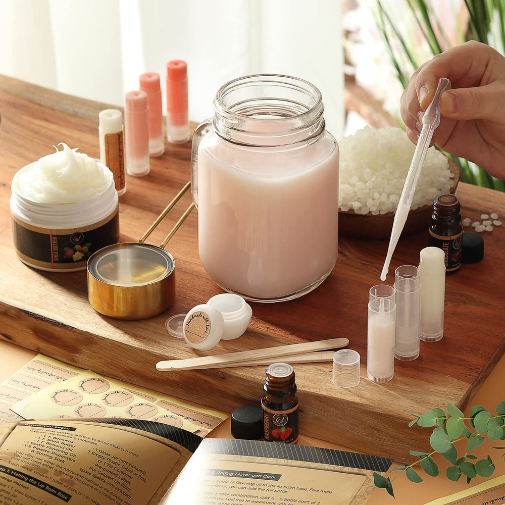 DilaBee CraftZee tools for mixing and pouring lip balms.