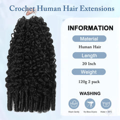 Dilekay Burmese curly texture soft hair for effortless blend with natural hair