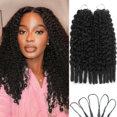 Dilekay pre-looped crochet hair 16–22 inch for quick installation and natural blending