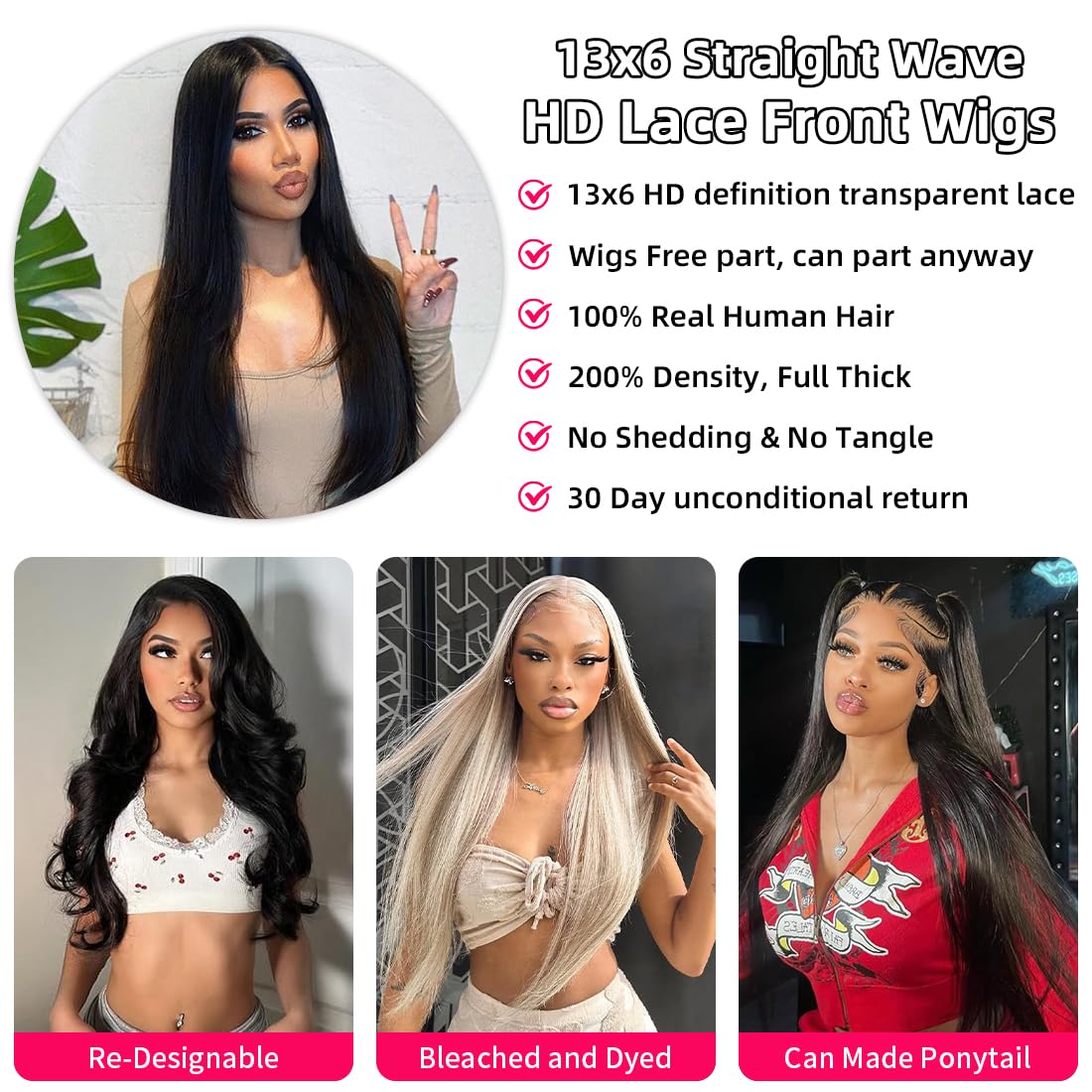 Dilraba 30 inch straight wig delivers full density and natural volume