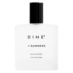 DIME 7 Summers bottle front for daily wear, clean and inviting.