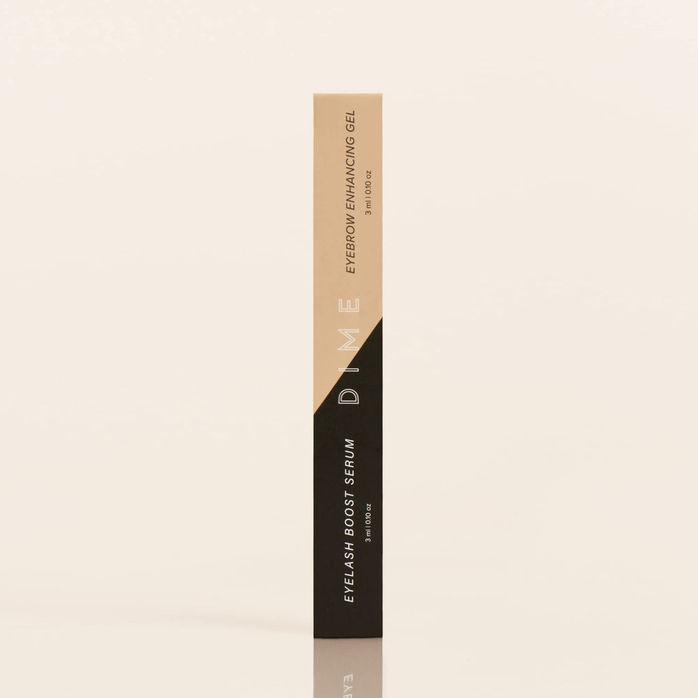 DIME Beauty Boost Duo sustainable packaging emphasizing eco-friendly promise
