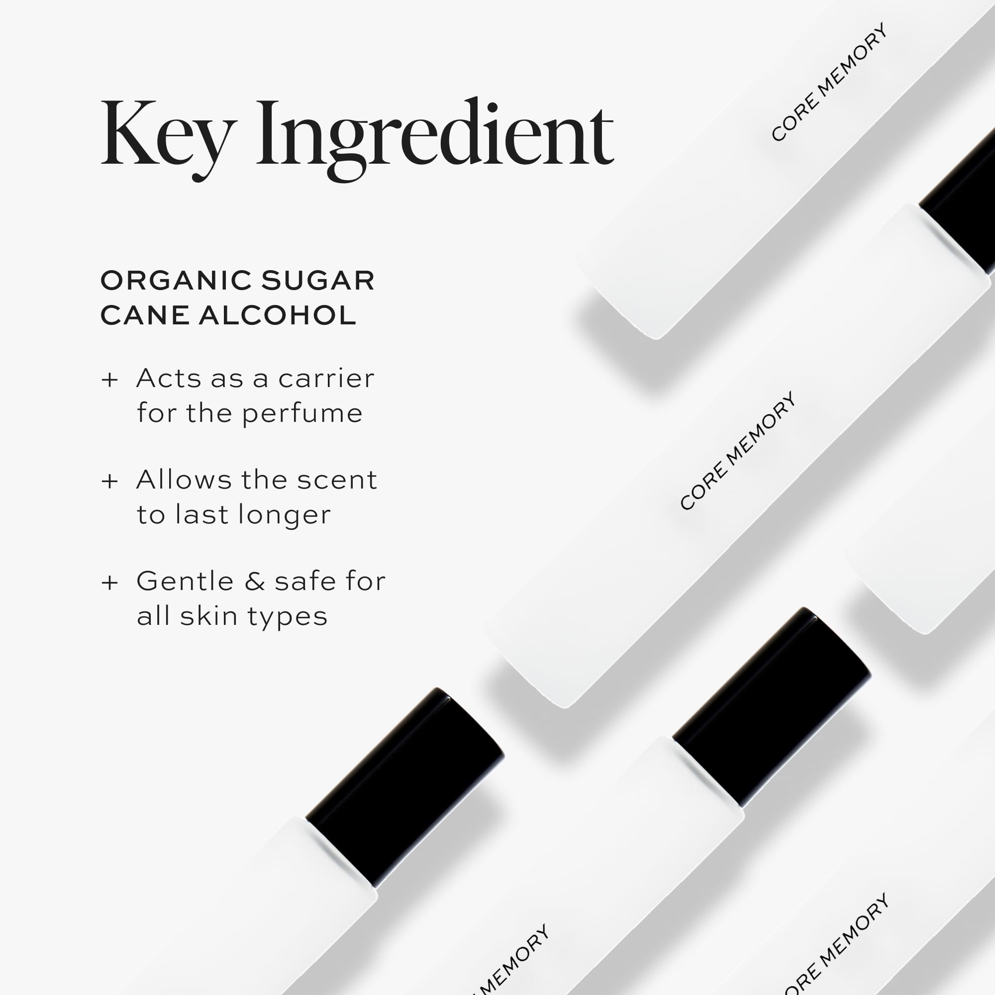 DIME Core Memory perfume bottle emphasizes bergamot for a sunny opening.