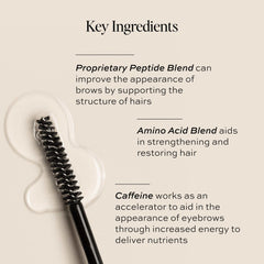 DIME Beauty Eyebrow Enhancing Gel close-up on brows for subtle shaping.