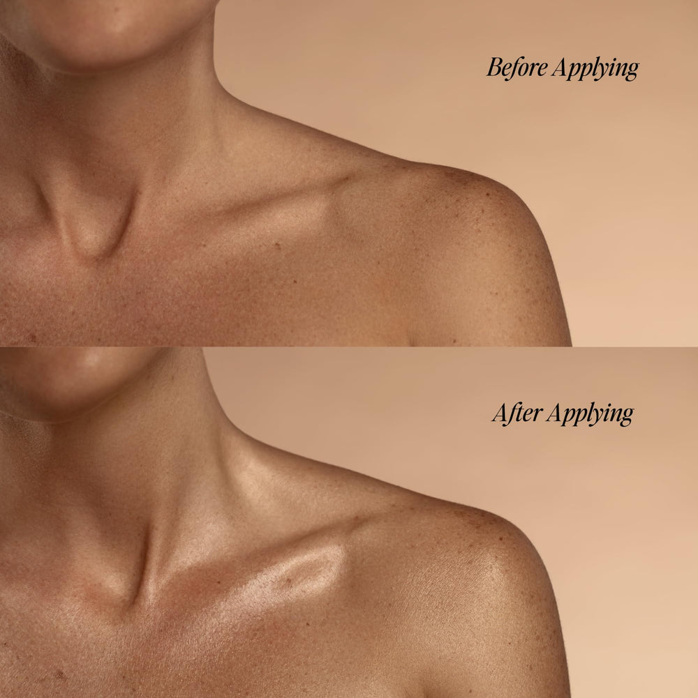 DIME Beauty Glaze Body Oil absorbs quickly, leaving a soft, non-greasy finish.