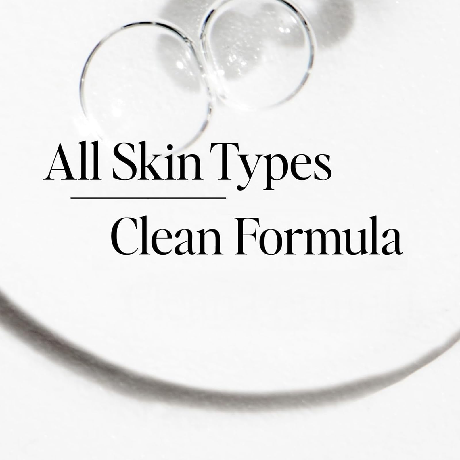 DIME toner on cotton pad for gentle application
