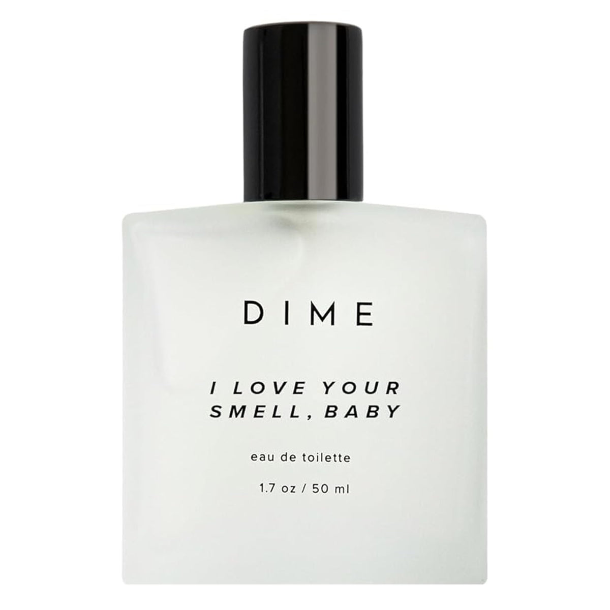 DIME I Love Your Smell Baby bottle front, clean wearable fragrance for daily use