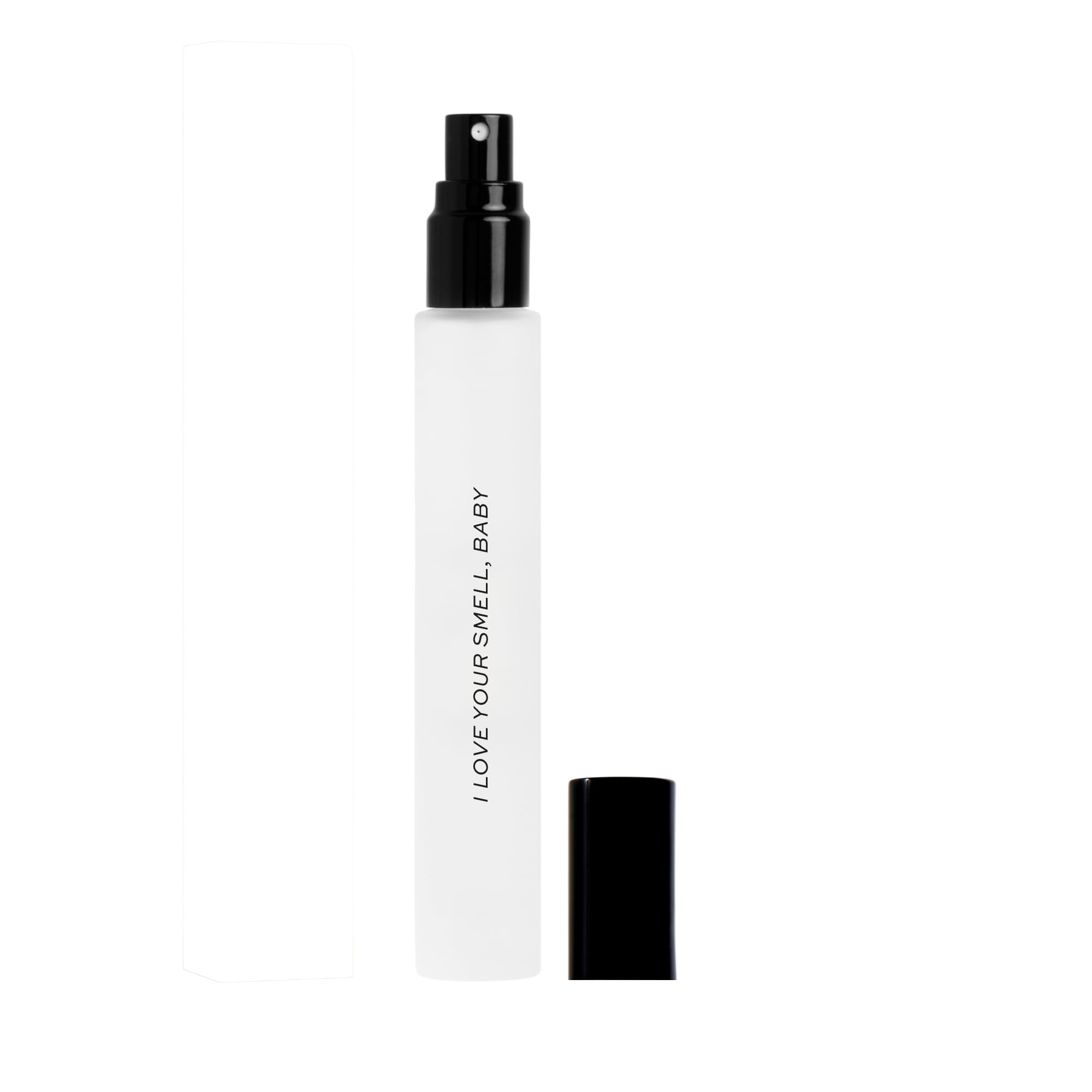 DIME I Love Your Smell Baby bottle, a fresh floral fragrance for everyday wear.