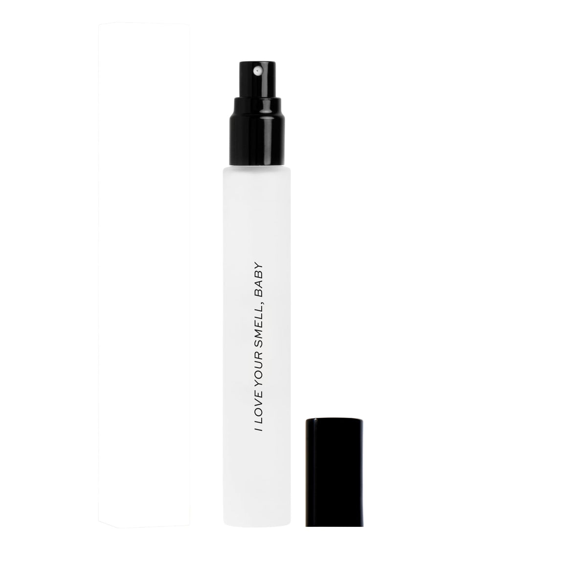 DIME I Love Your Smell Baby bottle, a fresh floral fragrance for everyday wear.