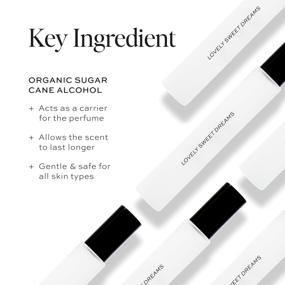 Creamy vanilla musk base notes giving warmth in DIME perfume.