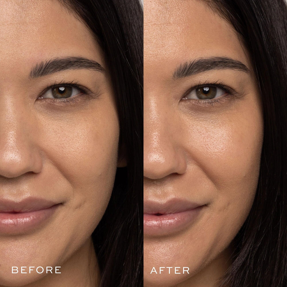DIME Beauty Restorative Night Cream jojoba oil visualization suggests soothing hydration.