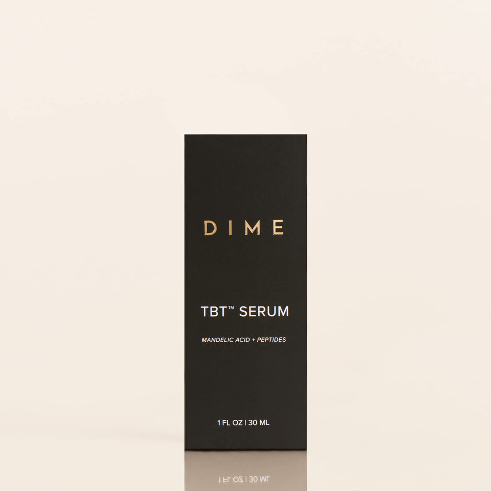 DIME Beauty TBT Serum with green tea and oils for antioxidant nourishment.